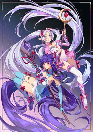 Full-body, multiple characters